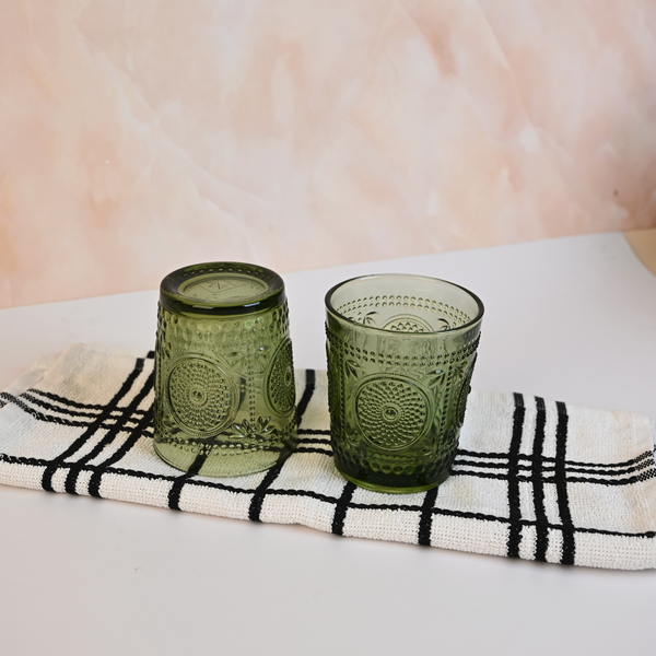 Canvas: Artistic Drinking Glass (Set of 2)