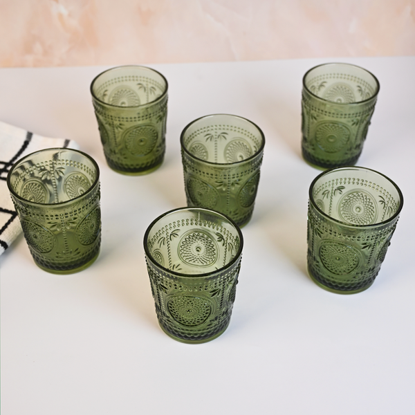 Canvas: Artistic Drinking Glass (Set of 6)