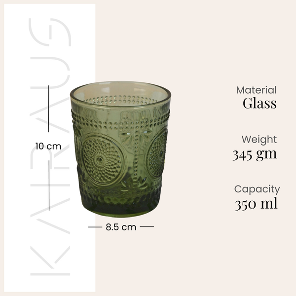Canvas: Artistic Drinking Glass (Set of 6)