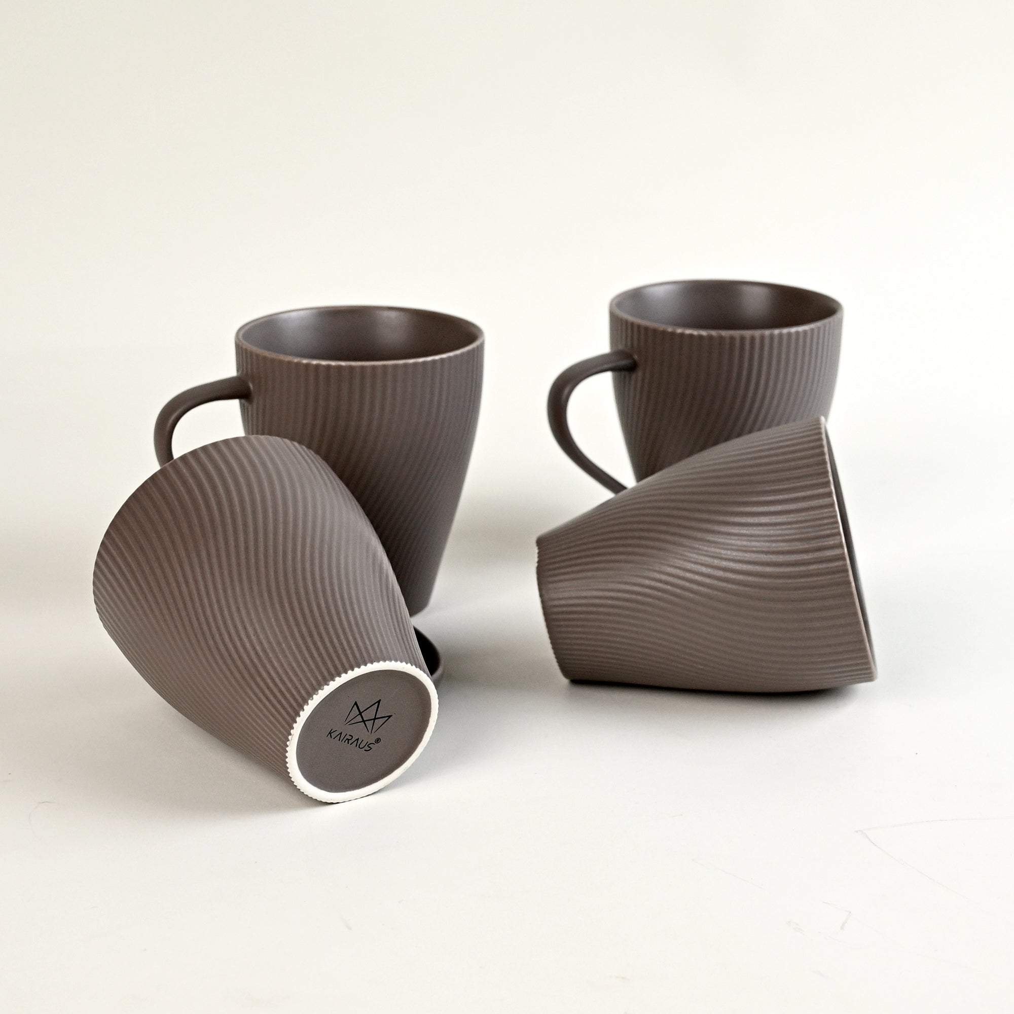 Cedar Unique New Bone China Coffee Mug Set of 4