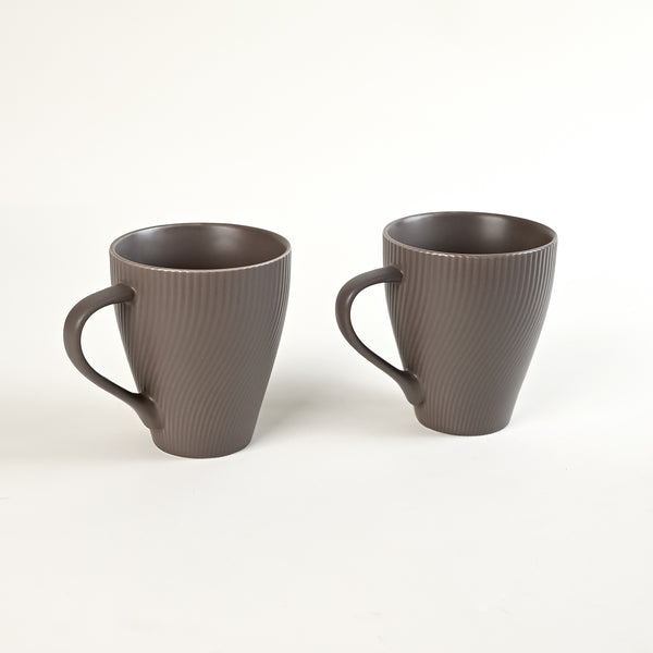 Cedar Unique New Bone China Coffee Mug Set of 2