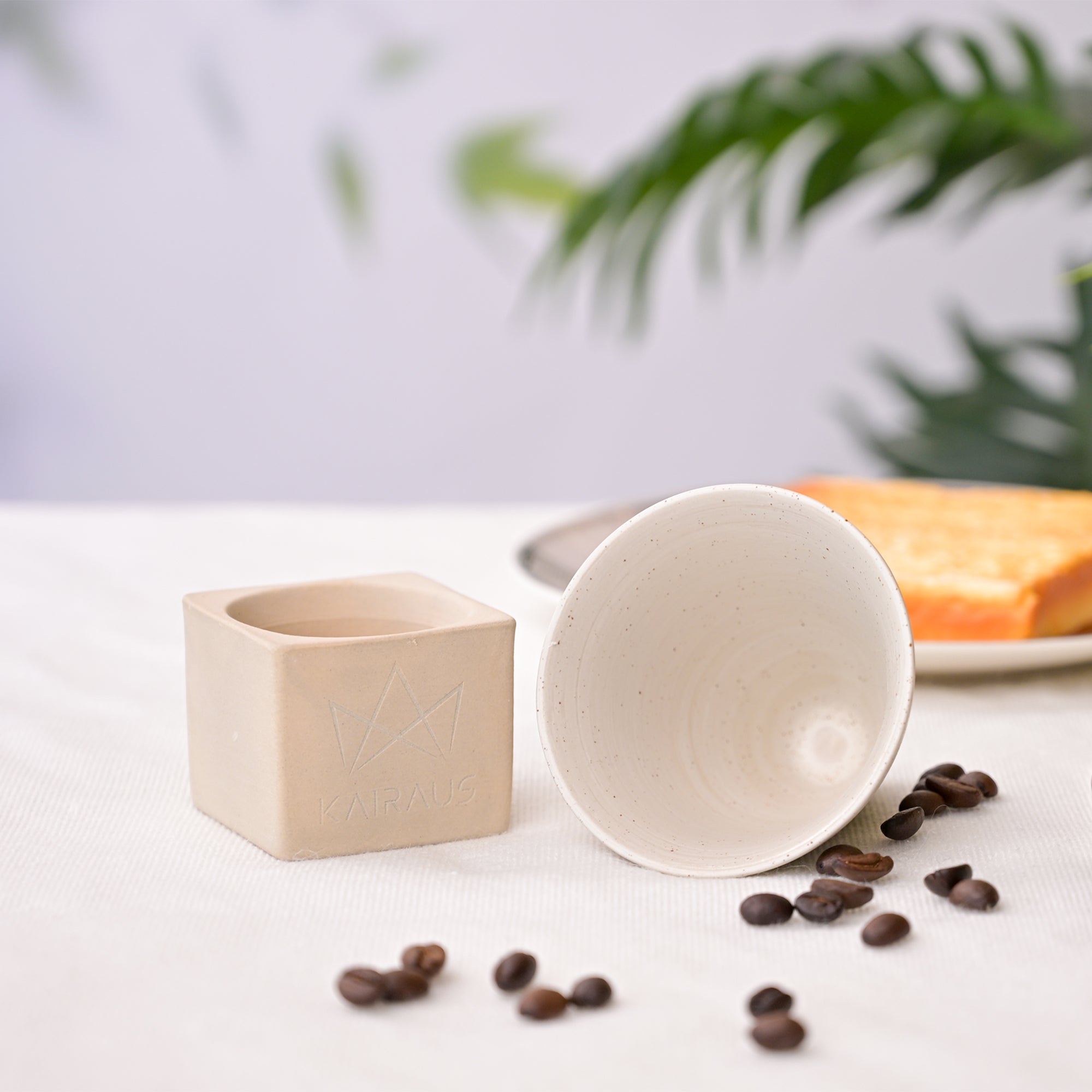 The Elements Conical Ceramic Coffee Mug Tea Cup view 4