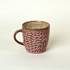 Dusty Rose Pink Ceramic Tea Cup