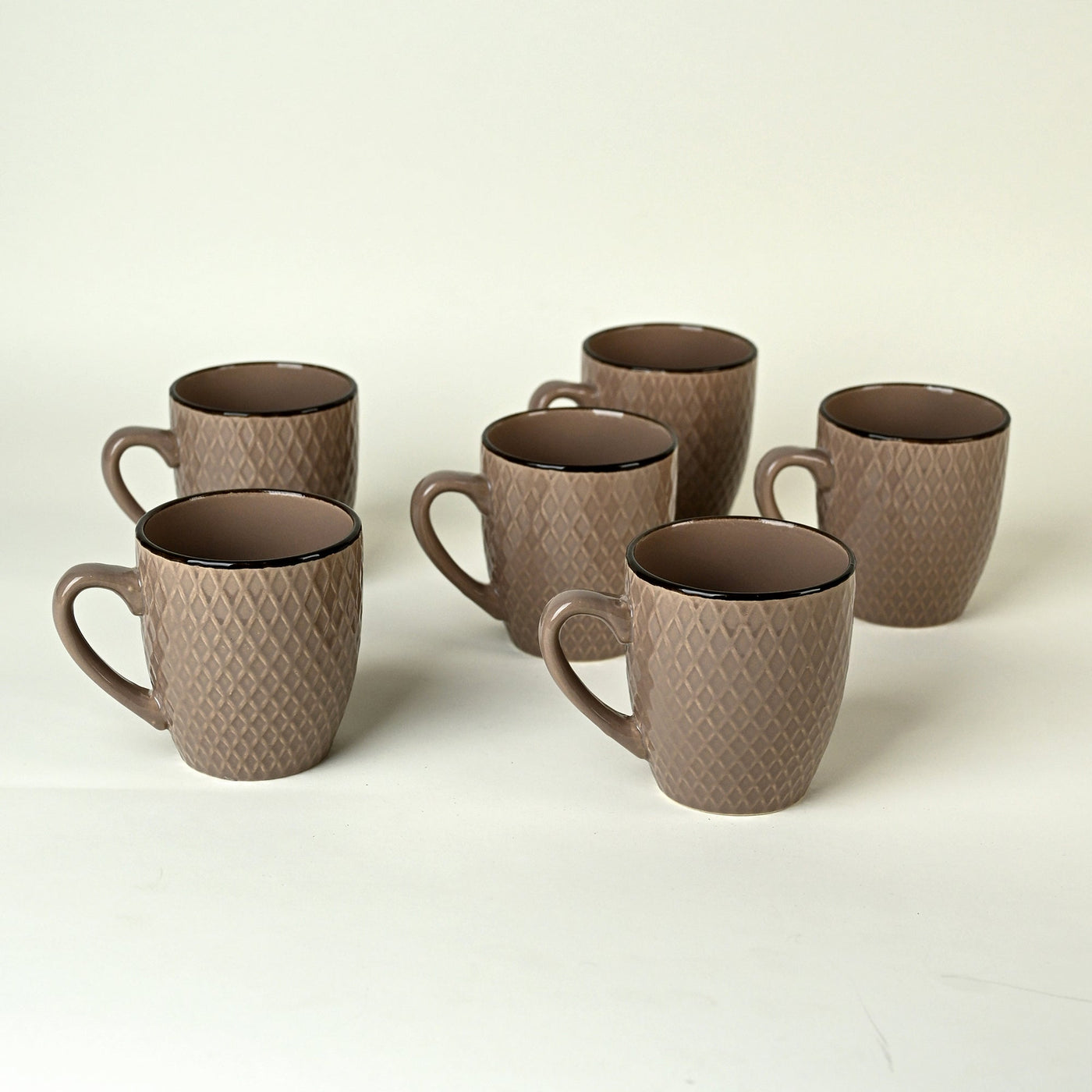 Earthy Brown Set of 6