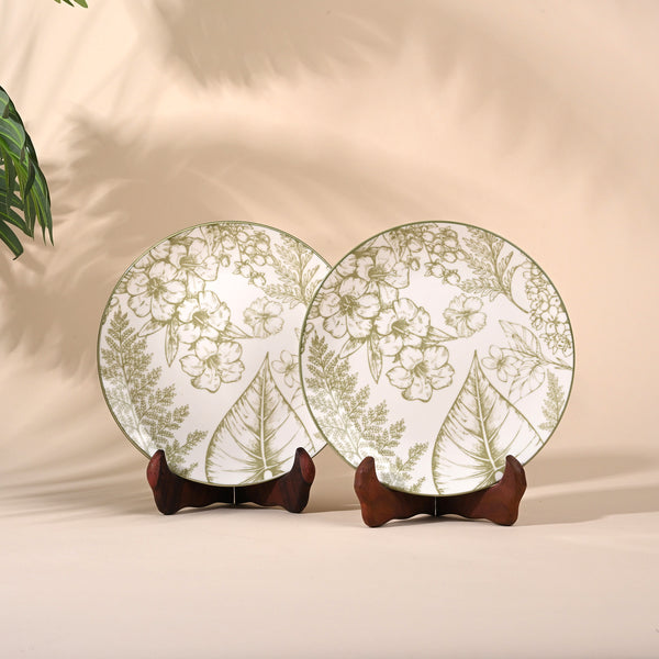 Hazel: Porcelain Quarter Plates Set of 2 (7.8 Inches)