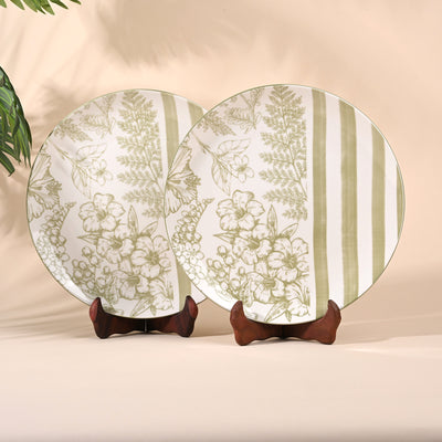 Hazel: Porcelain Dining Plates Set (10.8 Inches)