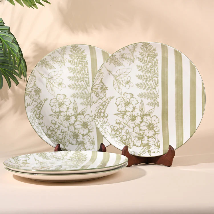 Hazel: Porcelain Dining Plates Set (10.8 Inches)