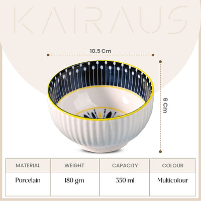 Handpainted Premium Porcelain Bowl Sets