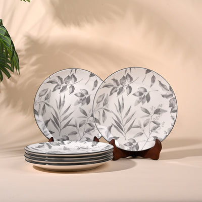 Ivory: Porcelain Quarter Plates Set (7.8 Inches)