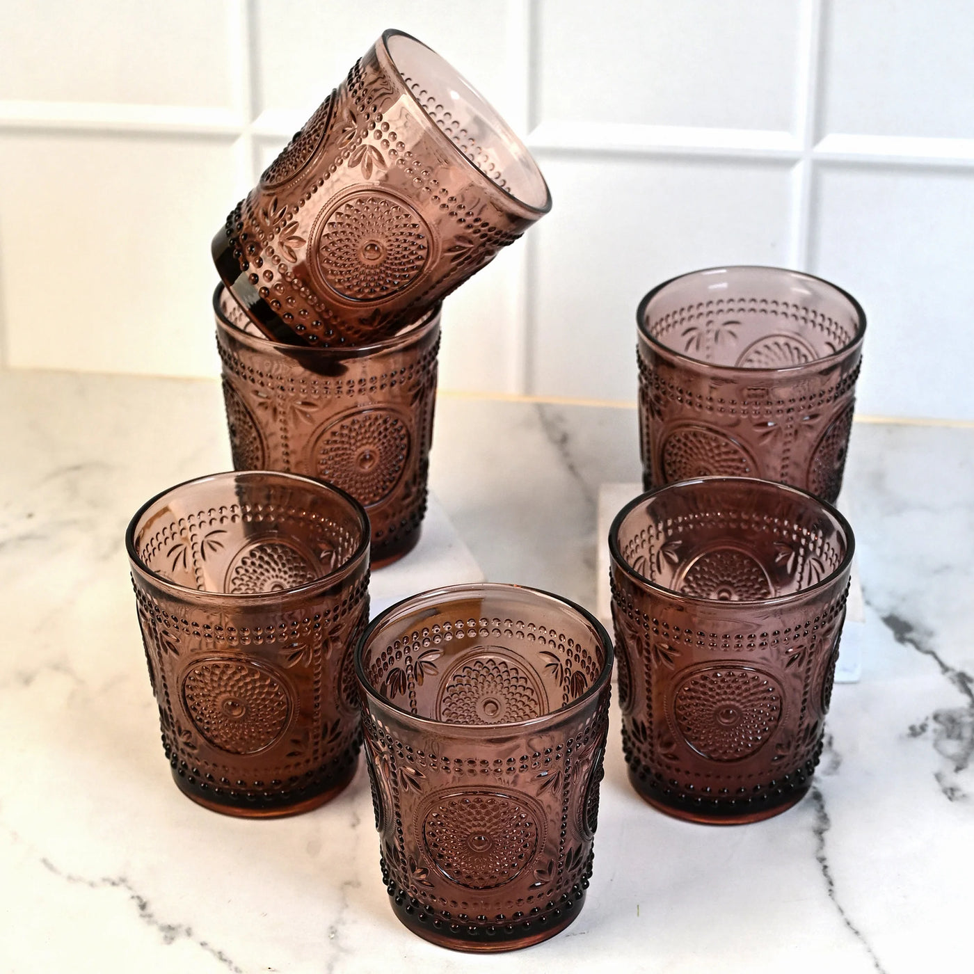 Juni: Perfect-Textured Drinking Glass Set