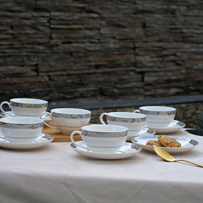Lagom: Charming Bone China Tea Cup Set (Set of 6)