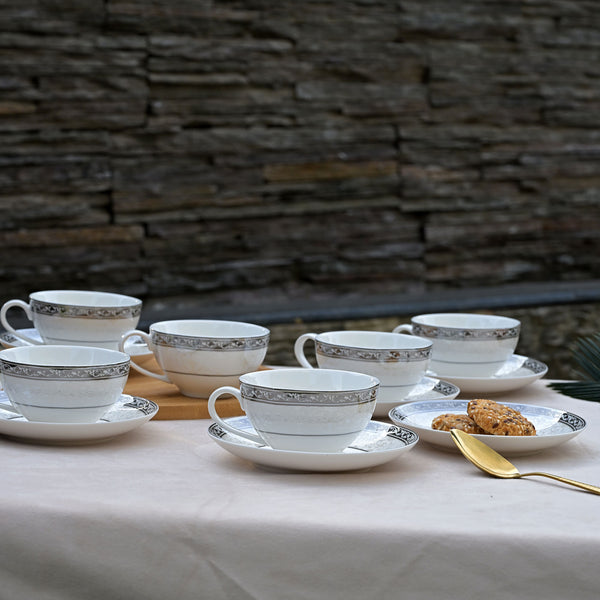 Lagom: Charming Bone China Tea Cup Set (Set of 6)