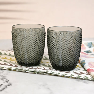 Meraki: Subtle Embossed Drinking Glass Set