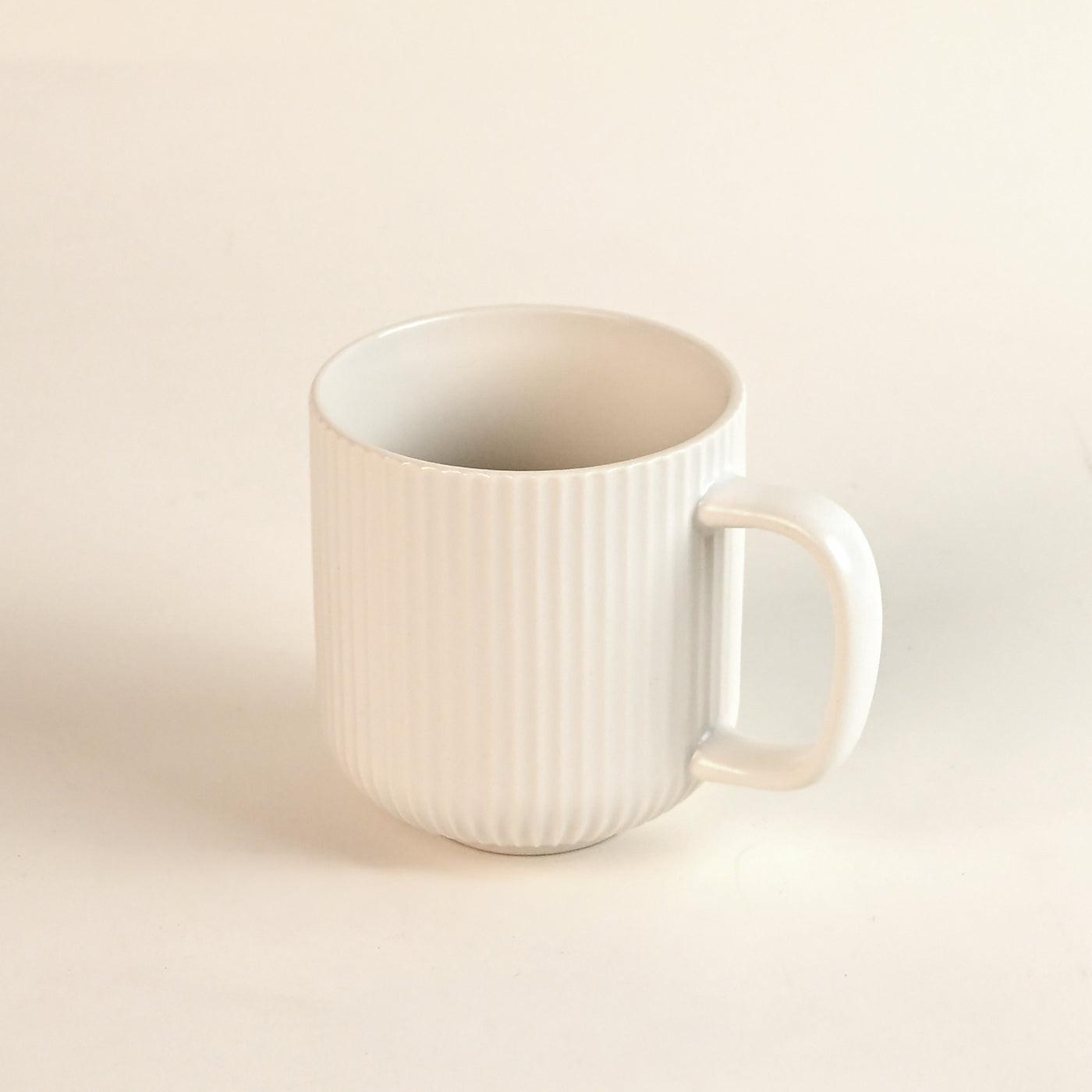 Moonlit Ribbed New Bone China Coffee Mug