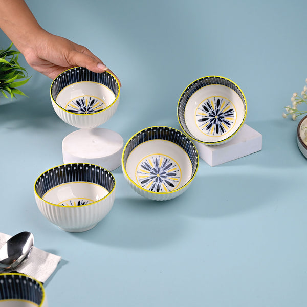 Handpainted Premium Porcelain Bowls (Set of 4)