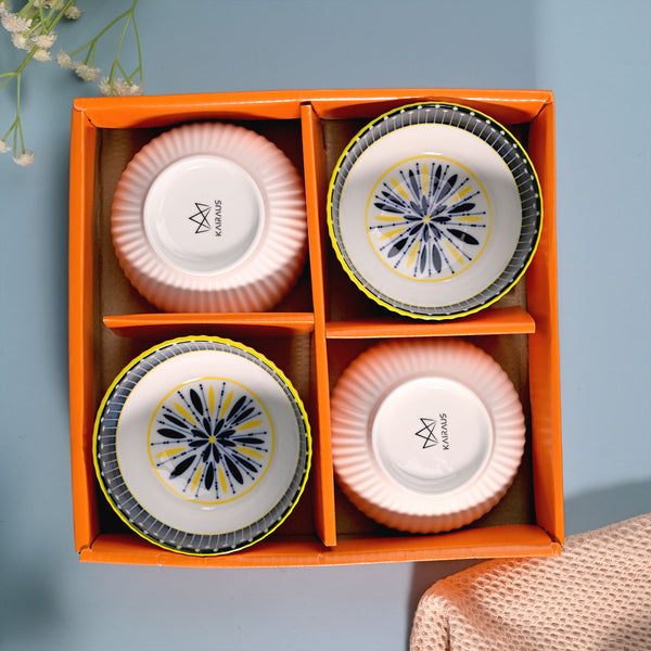 Handpainted Premium Porcelain Bowls (Set of 4)