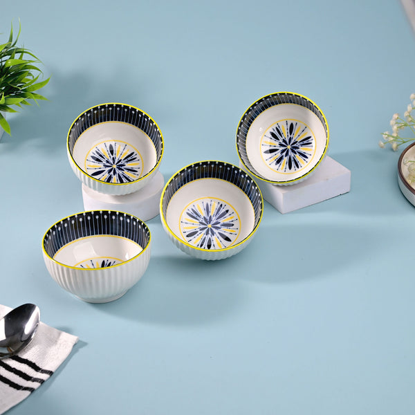 Handpainted Premium Porcelain Bowls (Set of 4)