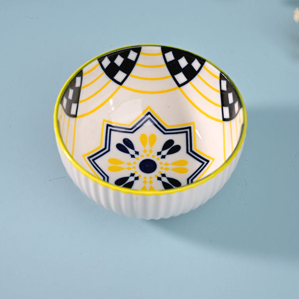 Artistic Porcelain Shiny Bowls (Set of 2)