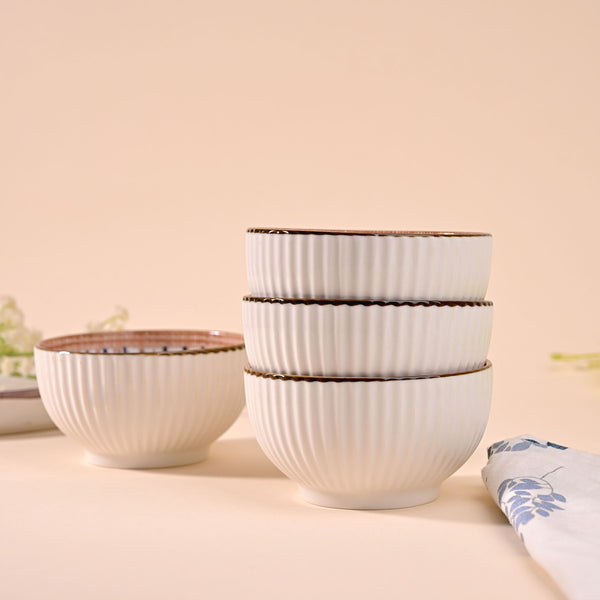 Monsoon Dreamscape Porcelain Bowls (Set of 4)