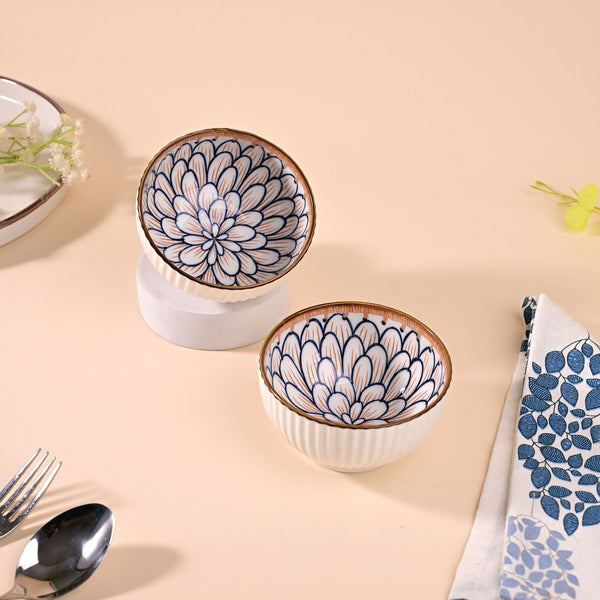 Jasmine-Inspired Porcelain Bowls (Set of 2)