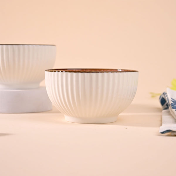 Jasmine-Inspired Porcelain Bowls (Set of 2)