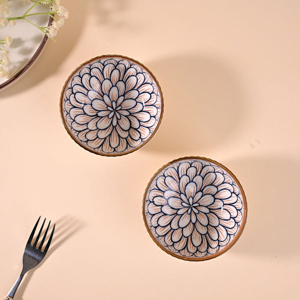 Jasmine-Inspired Porcelain Bowls (Set of 2)