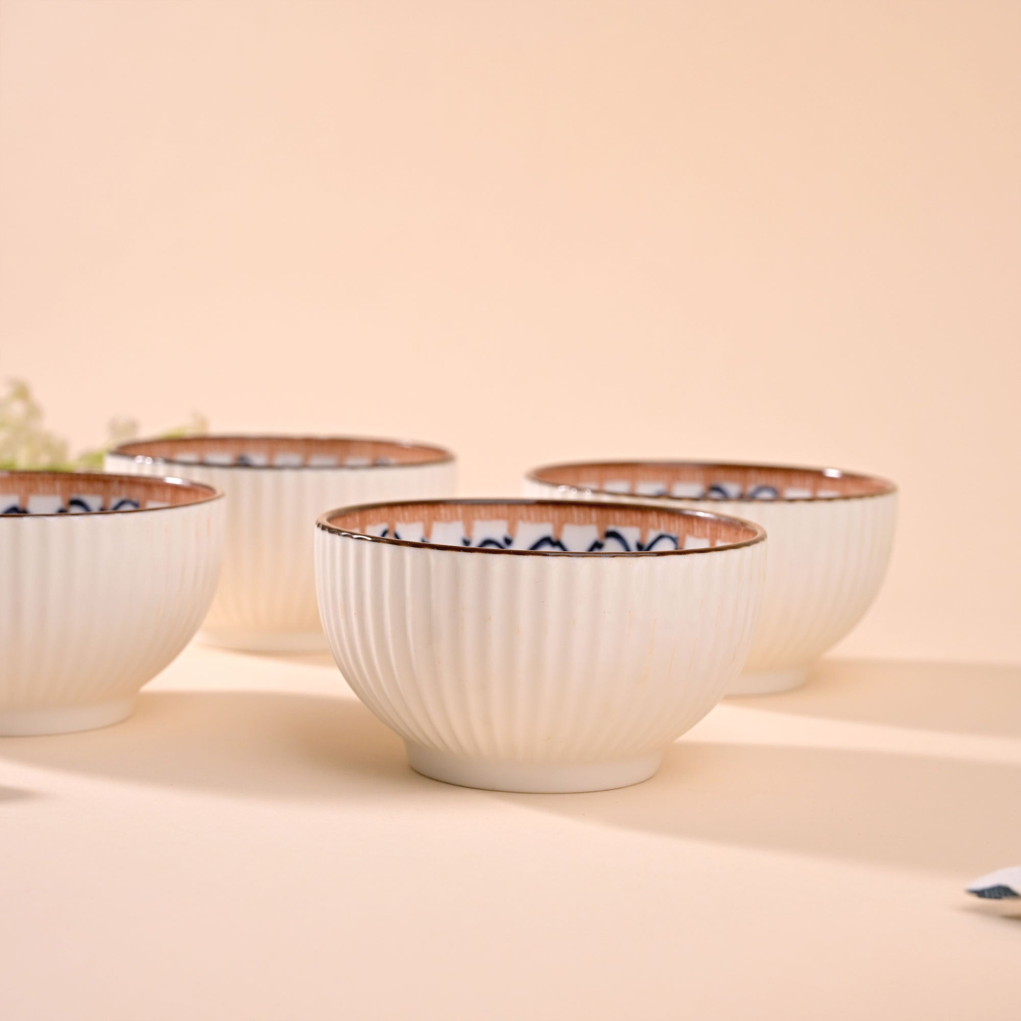【美品】マイセン☆ Porcelain Bowl マイセン（Meissen） 波の戯れ エスニック ボウル 17.5cm 000001