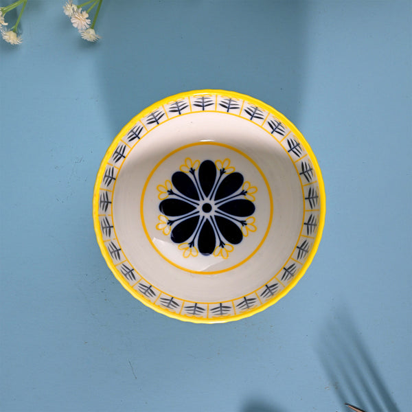 Unique Floral Patterned Porcelain Bowls (Set of 2)