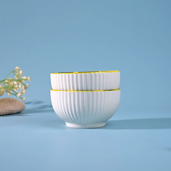 Mandala Handcrafted Porcelain Bowls (Set of 2)