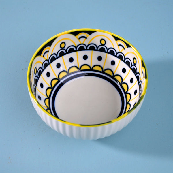 Mandala Handcrafted Porcelain Bowls (Set of 2)