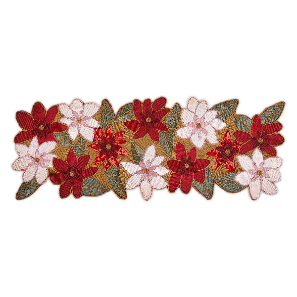 Ravishing Hand-beaded Table Mat