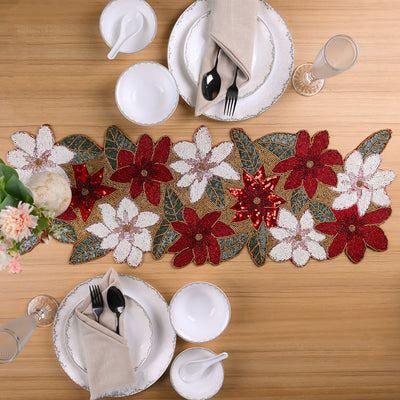 Ravishing Hand-beaded Table Mat