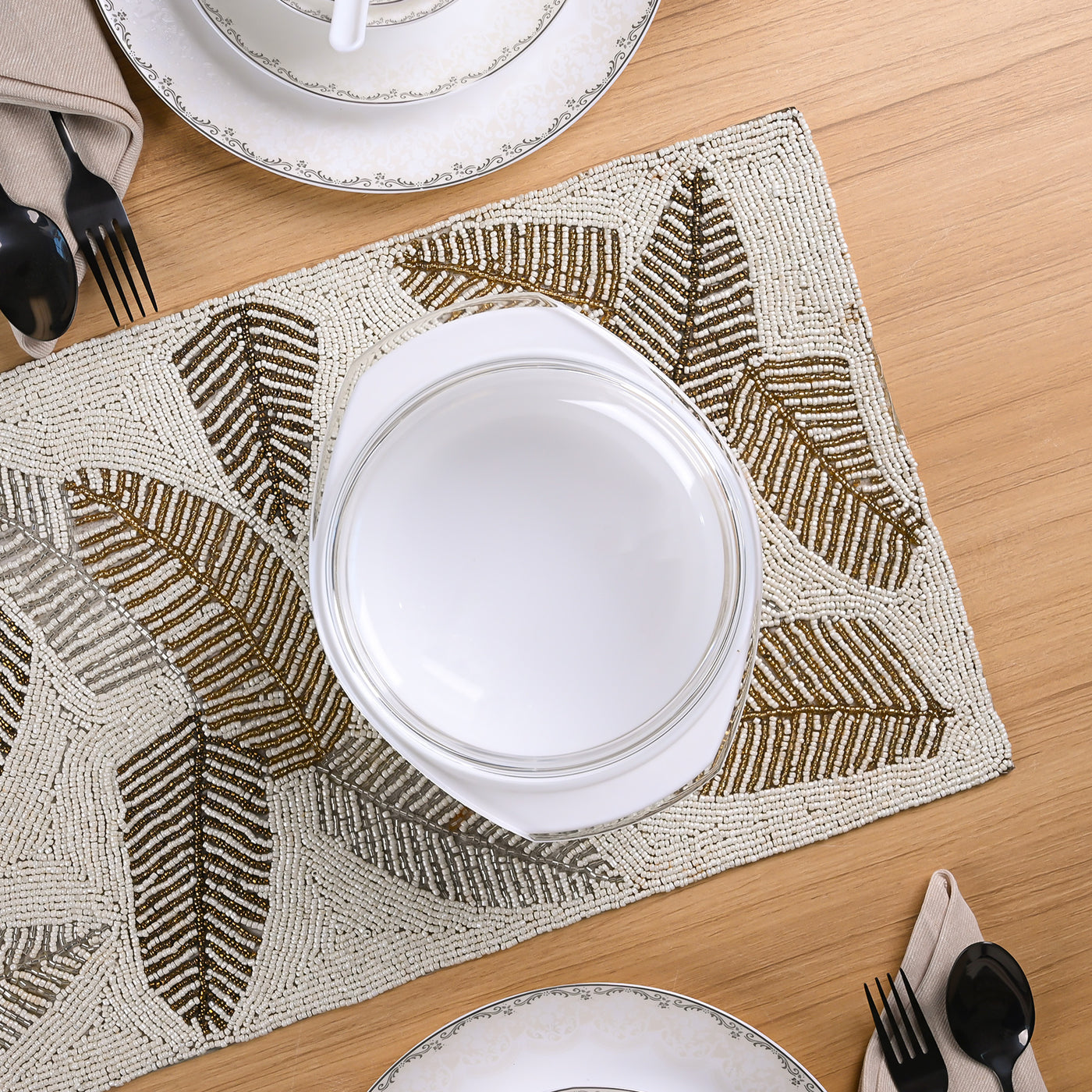 Palm Leaves Handmade Table Mat