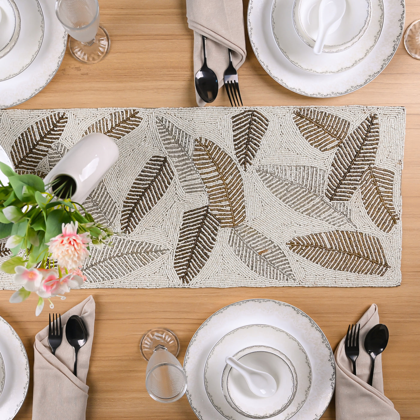 Palm Leaves Handmade Table Mat