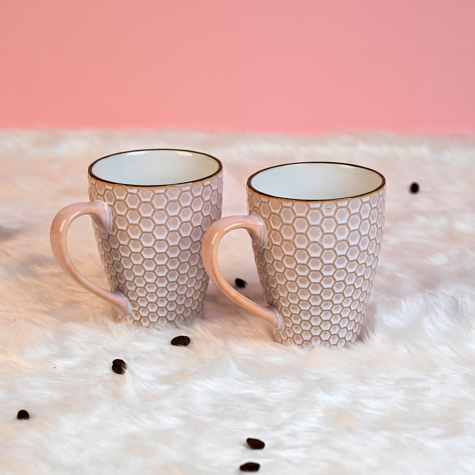 Nexus Unique New Bone China Coffee Mugs Set of 2