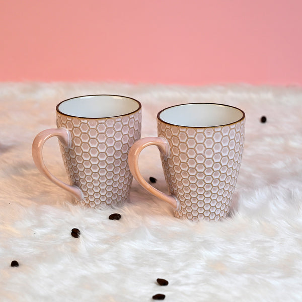 Nexus Unique New Bone China Coffee Mugs Set of 2