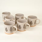 Oak & Elm Ceramic Coffee Mug Set of 6