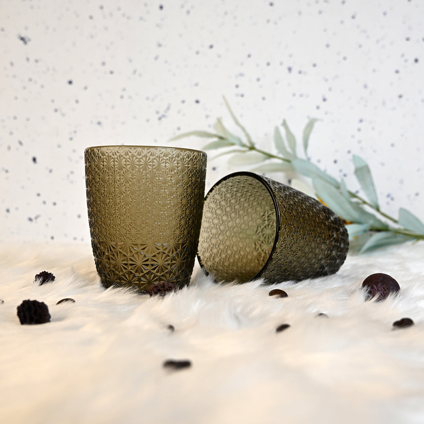 Gleam: Unique-Textured Drinking Glass Set