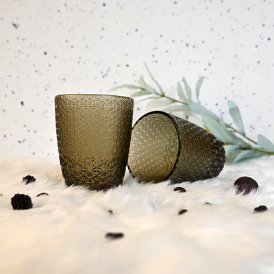 Gleam: Unique-Textured Drinking Glass Set