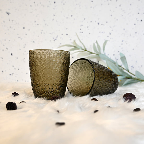 Gleam: Unique-Textured Drinking Glass Set