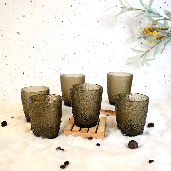 Gleam: Unique-Textured Drinking Glass (Set of 6)