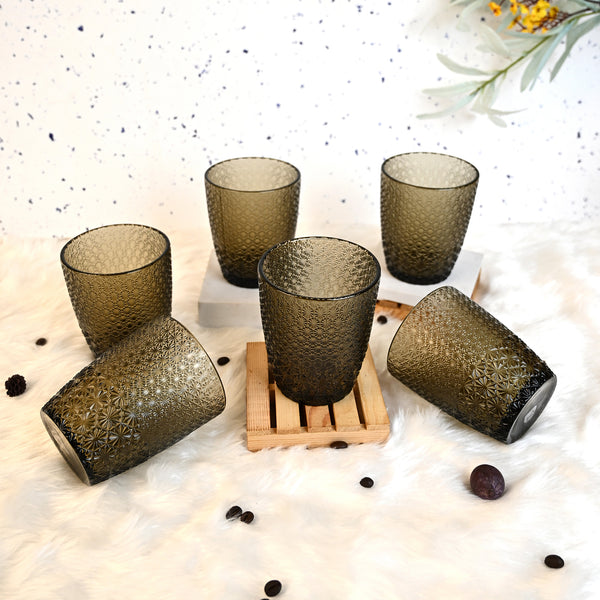 Gleam: Unique-Textured Drinking Glass (Set of 6)