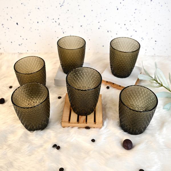 Gleam: Unique-Textured Drinking Glass (Set of 6)