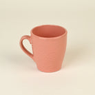 Peachy Coral Pink Ceramic Coffee Mug