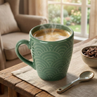 Pine Green Ceramic Coffee Mug