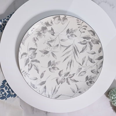 Ivory: Porcelain Quarter Plates Set (7.8 Inches)