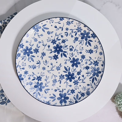 Bluebell: Porcelain Dining Plates Set (10.8 Inches)