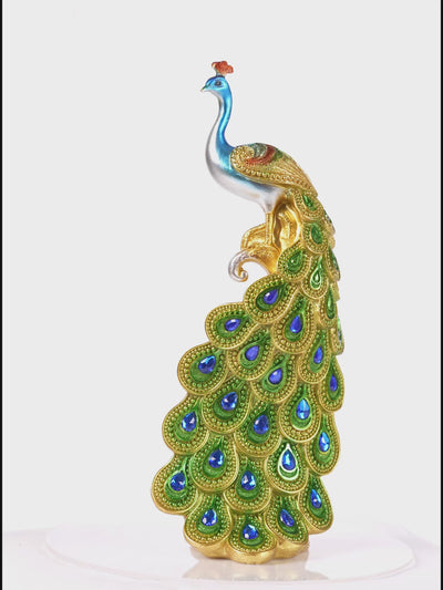 Kalapi: The Emerald Peacock Tower Figurine