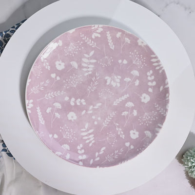 Dahlia: Porcelain Dining Plates Set (10.8 Inches)