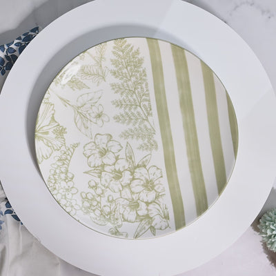Hazel: Porcelain Dining Plates Set (10.8 Inches)